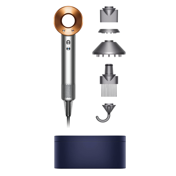 Pack Dyson Supersonic nickel/copper dryer + Case