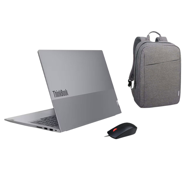 Lenovo 16 G6 IAP Ryzen 5-7530U Thinbook Pack with Briefcase and Mouse