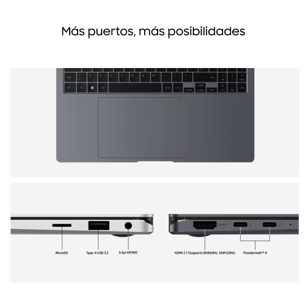 Pack Galaxy Book4 Pro 360 Gray + Smart Monitor Samsung M7 32" de regalo
                                    image number 9